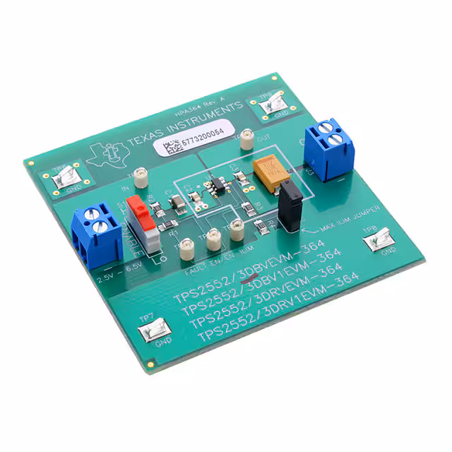 TPS2553DBVEVM-364 Texas Instruments  Cartes et kits d'évaluation et de démonstration